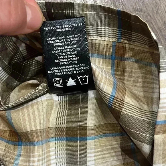 [M]KUHL  Plaid Cotton S/S Button Shirt Men - Picture 8 of 9